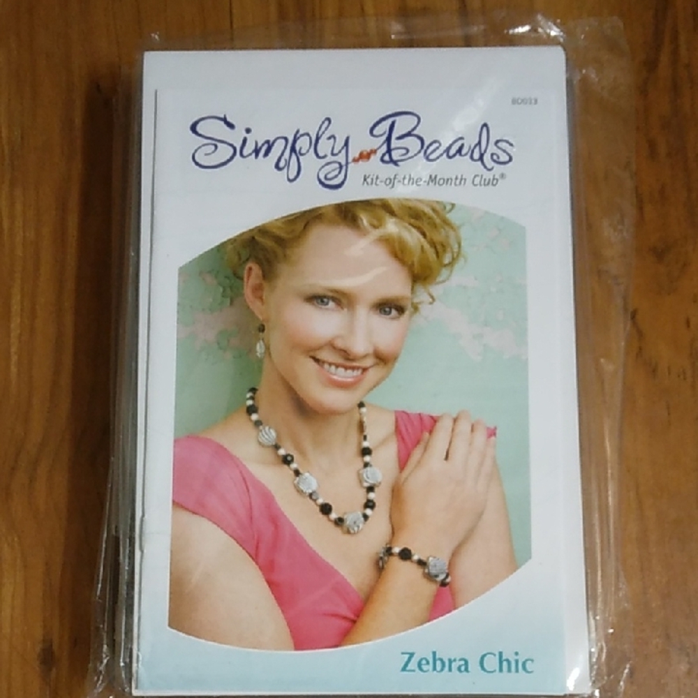 Simply Beads Jewelry Making Kit Zebra Chic